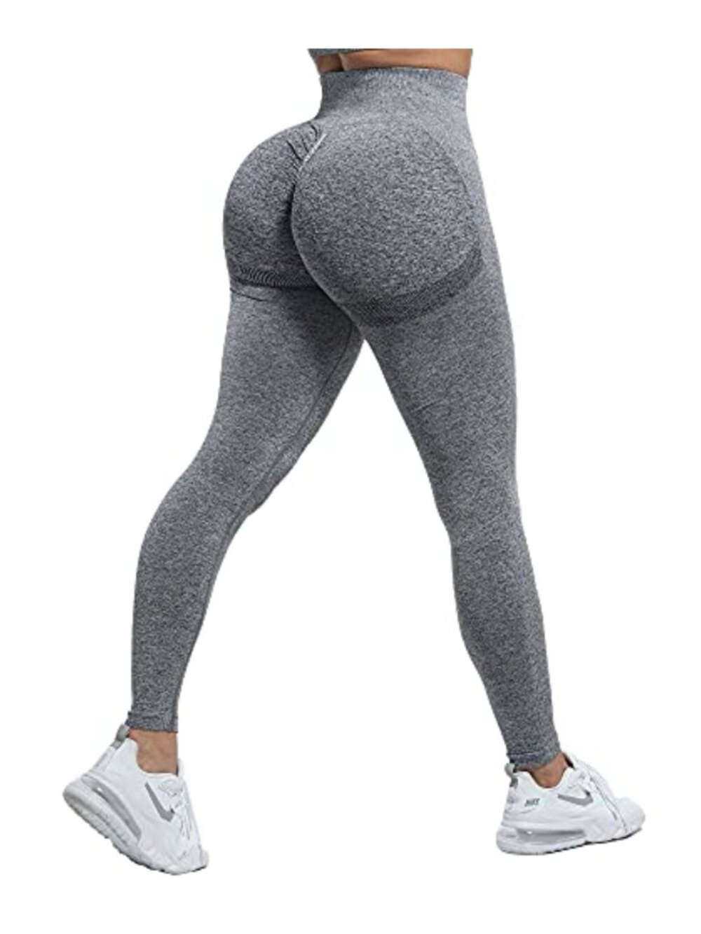 Seamless High Waisted Butt Lifting Compression Leggings 4-Way Stretch Squat
